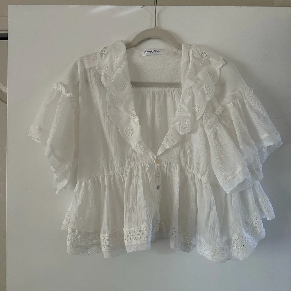 CJLA Eyelet Blouse - Picture 6 of 9